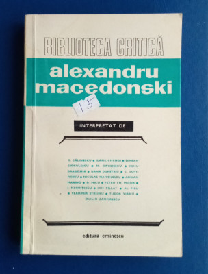 Alexandru Macedonski - Biblioteca Critică foto