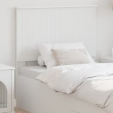 vidaXL Tăblie cap cu headboard Alb 90 cm Lemn compozit 887802