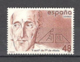 Spania.1987 500 ani nastere F.da Vitoria-teolog SS.203, Nestampilat