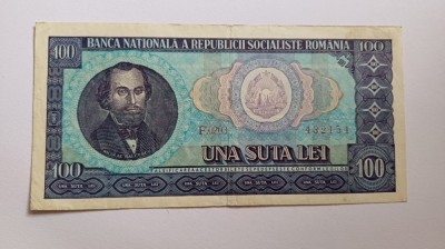 Romania - 100 lei 1966 foto