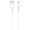 Cablu Date Incarcare USB la Lightning HOCO X13 Easy, 1m, Alb