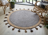 Covor Istanbul Gri 150X150 cm, rotund, Flair Rugs