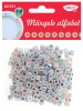 Margele Alfabet Daco Art, Plastic, 0.7cm, Multicolor, 50g, DIY Bijuterii, Materiale Creative, Gradinita, Jocuri Educative