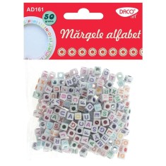 Margele decorative alfabet