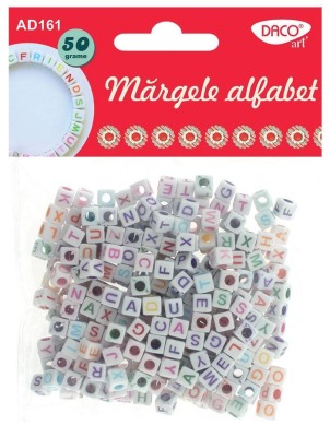 Margele decorative alfabet foto