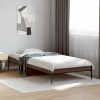 VidaXL Cadru de pat, stejar maro, 75x190 cm, lemn prelucrat și metal 845060