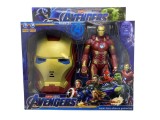 Set Iron Man cu masca si figurina