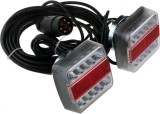 2 x Lumina Led remorca ,Lumini de frana stanga dreapta Bus Van 14 LED magnet 12v