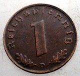 2.463 GERMANIA 1 REICHSPFENNIG 1937 D, Europa, Bronz