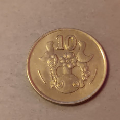 M3 C50 - Moneda foarte veche - Cipru - 10 centi - 1991
