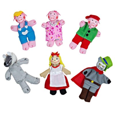 Set papusi degetar - Povestile copilariei PlayLearn Toys foto