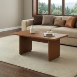 Masa de cafea G&auml;ljami 100x55x43,5 cm, finisaj nuc, [en.casa]