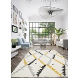 Covor Premium Belgian Model Gent 51318-860, Marime 160 x 230 cm, Crem, Inaltime Fir 30 mm, Antialergic, Polipropilena, Living, Dormitor, Sufragerie, B