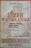Studii de istorie sociala: vechimea rumaniei &icirc;n Tara Romanească. Despre rumani. Despre boieri - C. Giurescu (1943)
