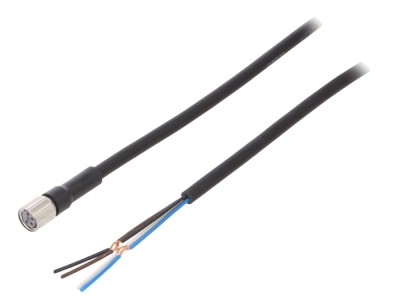 Cablu M8 4 pini, 2m, IP67 foto