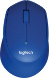 MOUSE LOGITECH, &quot;M330 Silent&quot;, PC sau NB, wireless, 2.4GHz, optic, 1000 dpi, butoane/scroll 3/1, , albastru, &quot;910-004910&quot; (timbru verde 0.18 lei)