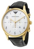 Cumpara ieftin Ceas Barbatesc Emporio Armani Beta AR1892, Quartz, Inox 43mm, Curea Piele, Geam Cristal Mineral, Rezistent Apa 5ATM