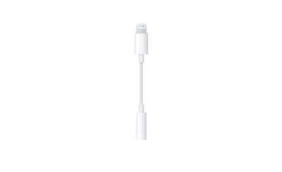 Adaptor Lightning la Jack 3.5mm, pentru iPhone, Alb foto