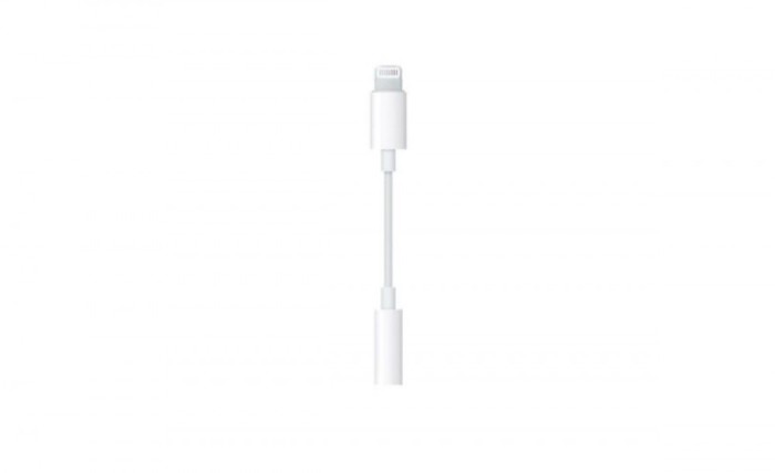 Adaptor Lightning la Jack 3.5mm, pentru iPhone, Alb