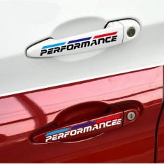 Sticker BMW m performance sticker manere alb sau negru foto