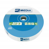 Cumpara ieftin Set 10 CD-R 700 Mb, 52X, My Media 69204, 80 min, cu logo, ambalat in folie