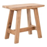 Barcelona s&aacute;mli, teak fa, nature, 50x25x45 cm