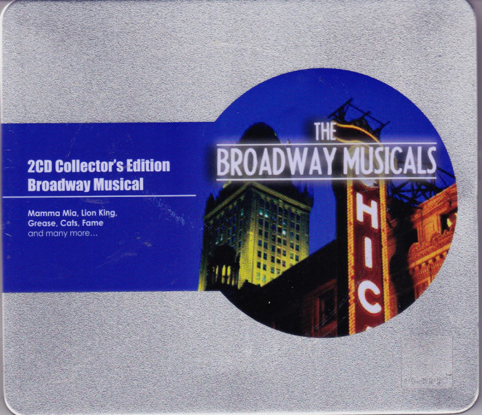 CD Musical: The Broadway Musicals ( 2 CD in cutie metalica )
