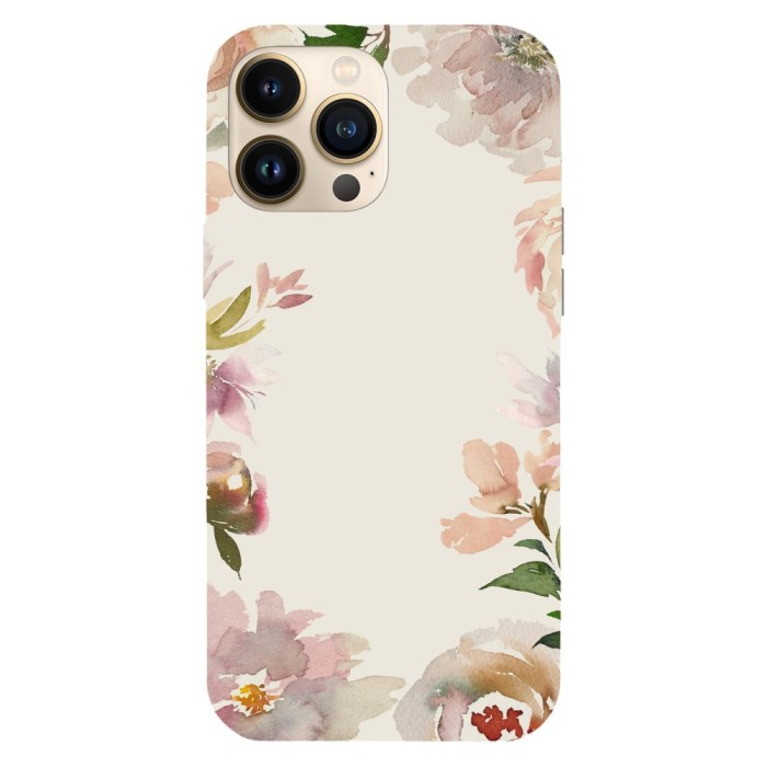 Husa compatibila cu Apple iPhone 11 model Elegant flower design, Silicon, TPU, Viceversa