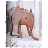 Decoratiune din fier forjat cu un elefant WK019