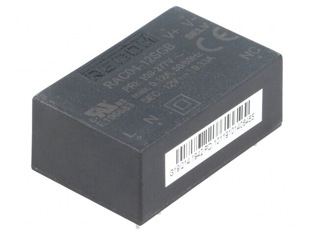 Convertor AC/DC 4W 12VDC