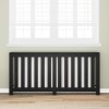 VidaXL Capac pentru radiator Stejar Negru 175 x 20 x 82 cm 869226