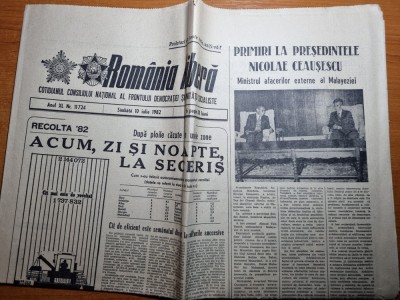romania libera 10 iulie 1982-campionatul mondial de fotbal,semifinalele foto