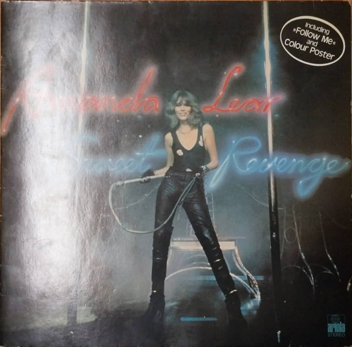 LP: AMANDA LEAR - SWEET REVENGE, ARIOLA, WEST GERMANY 1978, VG+/VG+