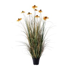 Margarete artificiale galbene in ghiveci 17 x 123 cm