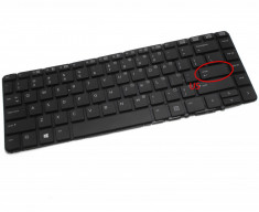 Tastatura Laptop HP ProBook 430 G2 Hp Neagra Layout US Cu Iluminare foto