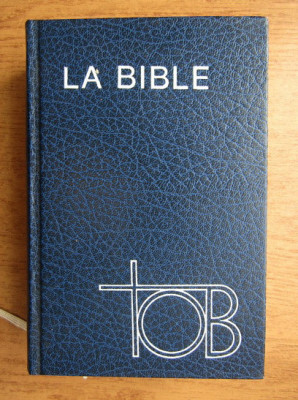 LA BIBLE - TRADUCTION OECUMENIQUE (BIBLIA-TRADUCERE ECUMENICA) foto