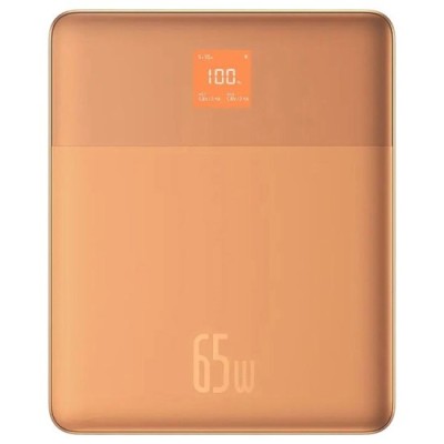 Acumulator Extern 2x Type-C, 65W, 12000mAh + Cablu USB-C - Baseus (P10063801733-00) - Orange foto
