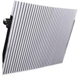 Parasolar auto retractabil pentru parbriz, 150x70cm, reglabil pe inaltine 5-10cm, prindere cu ventuze, Negru