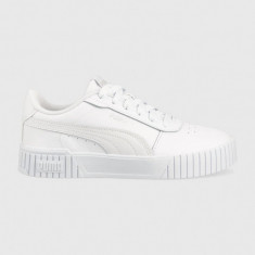 Puma sneakers Carina 2.0 culoarea alb 385849