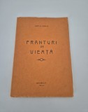 Carte cu autograf Vintila Oancia Franturi de vieata 1944