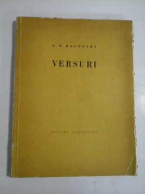 VERSURI - A. E. BACONSKY foto