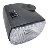 Far complet Piaggio Ciao, Carcasa Neagra cu Comutator, Compatibil Moped Piaggio, Fara Becuri , TM Motorcycle Parts