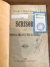 Mihai Eminescu - Scrisori catre Cornelia Emilian si fiica sa Cornelia foto