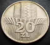 Moneda 20 ZLOTI - POLONIA, anul 1974 * cod 3328 A