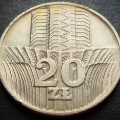 Moneda 20 ZLOTI - POLONIA, anul 1974 * cod 3328 A