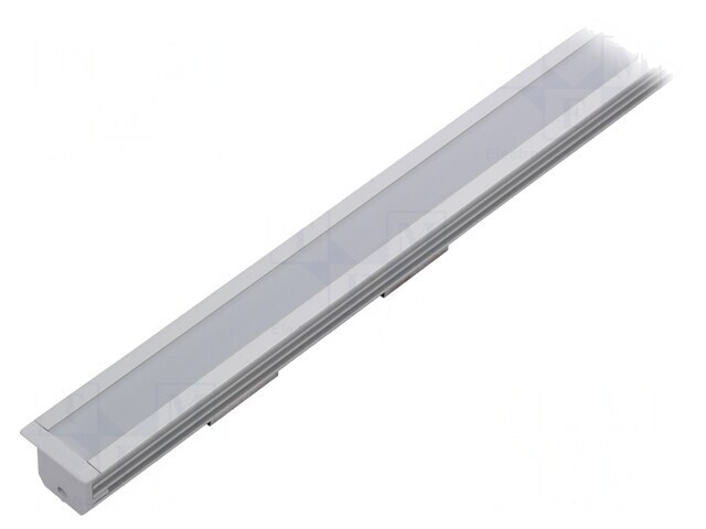 Profil Aluminiu DEEP10 1m pentru Module LED Naturală Lăptoasă