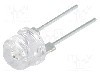 Dioda LED, 8mm, galbena, 15...20lm, 40mA, 5,7...7,8V, OPTOSUPPLY - OS5YE387E1U