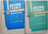 Desenul tehnic industrial (2 volume) &ndash; Aurel Zanescu (putin uzata)