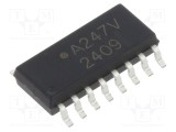Optocuplor SMD BROADCOM 4 canale tranzistori SO16 80V 3kV izolatie