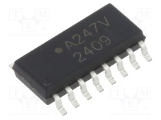 Optocuplor SMD BROADCOM 4 canale tranzistori SO16 80V 3kV izolatie